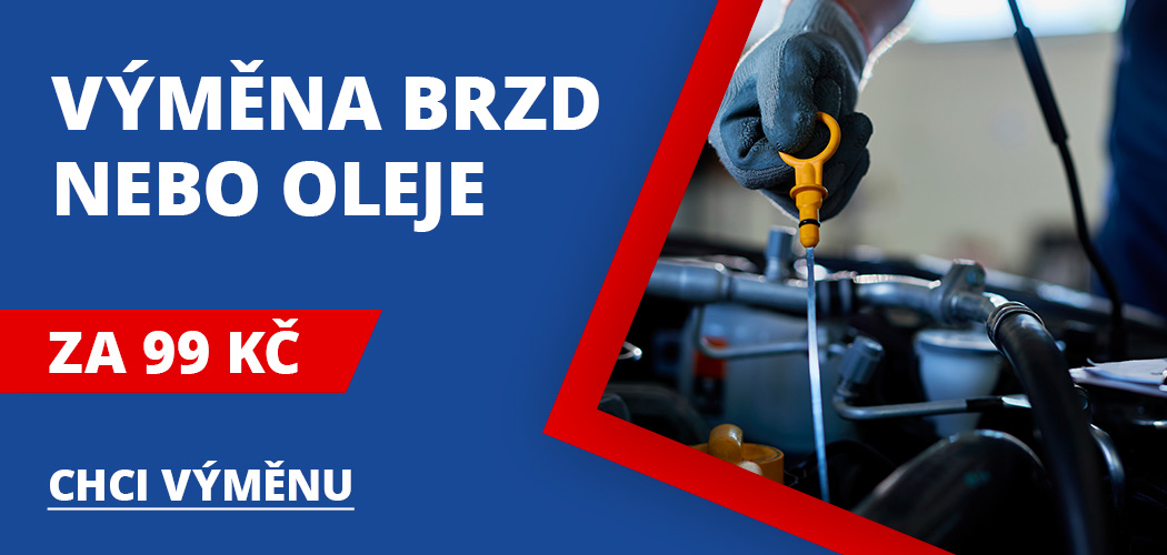 Banner - Výměna brzd nebo oleje