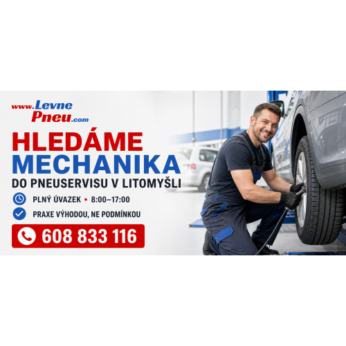 HLEDÁME MECHANIKA DO PNEUSERVISU, obr.5