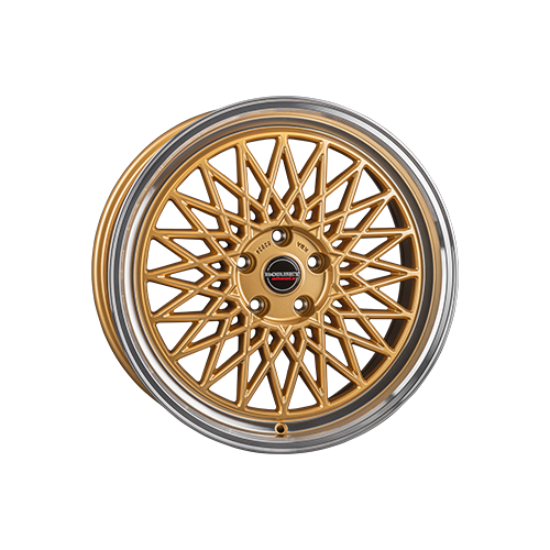 Alu kola BORBET B, 17x8 5x120 ET35, zlatá + leštění