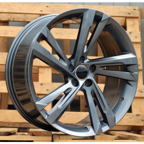 Alu kola Racing Line A5891, 20x8.5 5x112 ET38, Šedivá (zátěžová)
