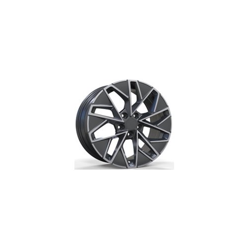 Alu kola Racing Line YF0444, 18x8 5x112 ET44, černá + leštění