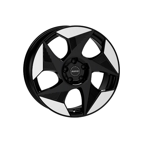 Alu kola ALUTEC SOLAR, 19x8 5x112 ET34, černá lesklá + leštění (zátěžová)