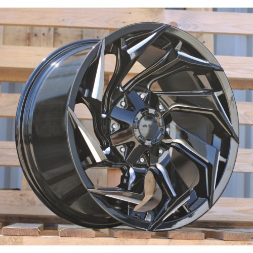 Alu kola Racing Line FBX203, 17x9 6x139.7 ET, černá lesklá (zátěžová)