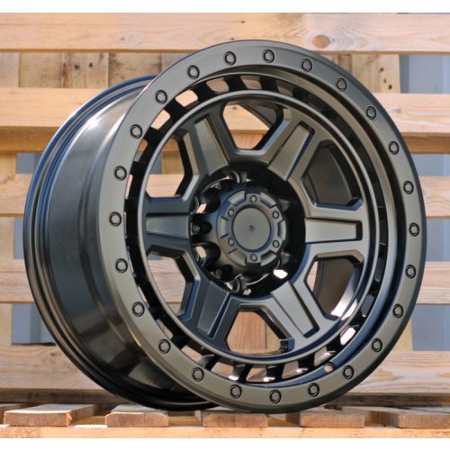 Alu kola Racing Line JT185, 17x9 6x139.7 ET, černá matná (zátěžová)