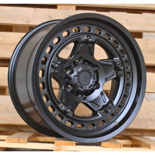 Alu kola Racing Line JT186, 16x8.5 6x139.7 ET, černá matná (zátěžová)