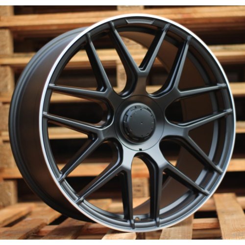 Alu kola Racing Line B5318, 20x8.5 5x130 ET35, saténová černá (zátěžová)