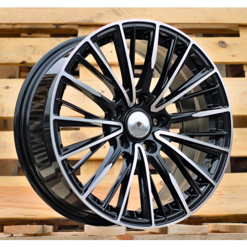 Alu kola Racing Line FBX042, 19x8.5 5x114.3 ET35, černá + leštění