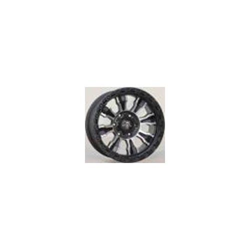 Alu kola Racing Line FBX087, 18x9 5x114.3 ET, černá matná + leštění