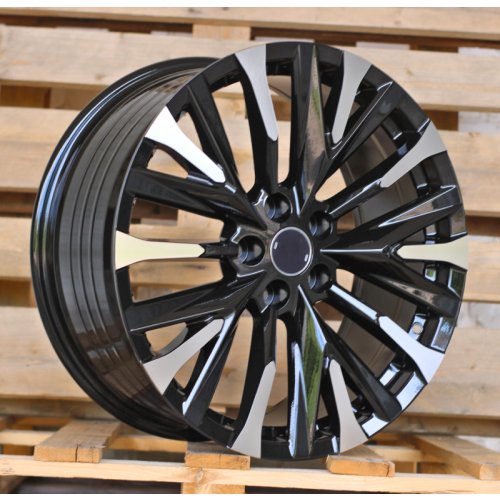 Alu kola Racing Line FBX159, 19x8.5 5x114.3 ET38, černá + leštění