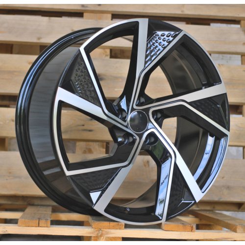 Alu kola Racing Line FBX264, 19x8.5 5x112 ET35, černá + leštění