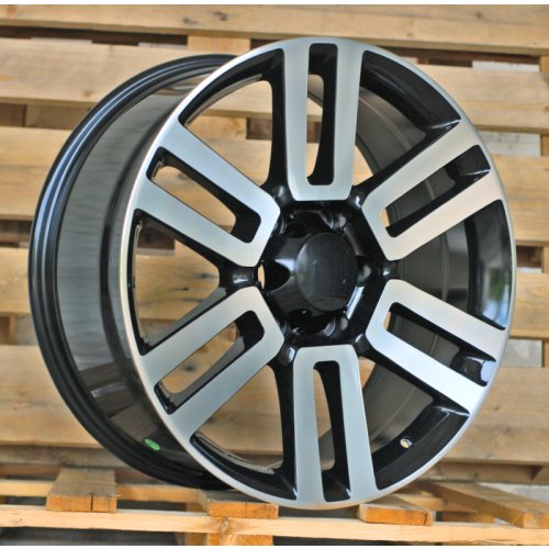 Alu kola Racing Line JT028, 20x8.5 6x139.7 ET30, černá + leštění