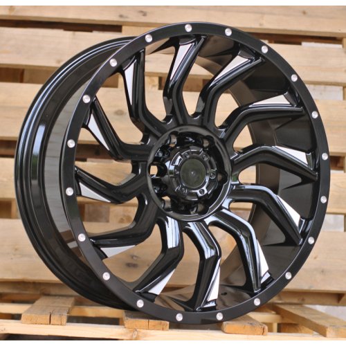 Alu kola Racing Line JT192, 20x9 6x139.7 ET, černá lesklá