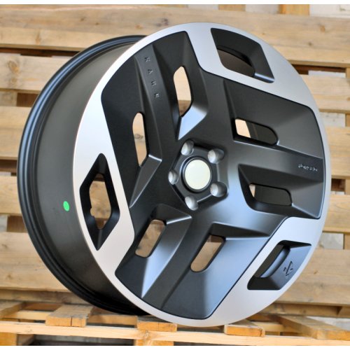 Alu kola Racing Line JT252, 23x9.5 5x120 ET42.5, černá matná + leštění