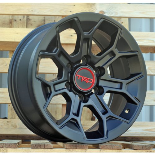 Alu kola Racing Line Y1203, 17x8 6x139.7 ET5, černá matná (zátěžová)