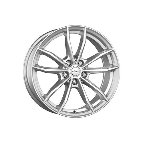 Alu kola RIAL X12, 19x8 5x112 ET54, stříbrná
