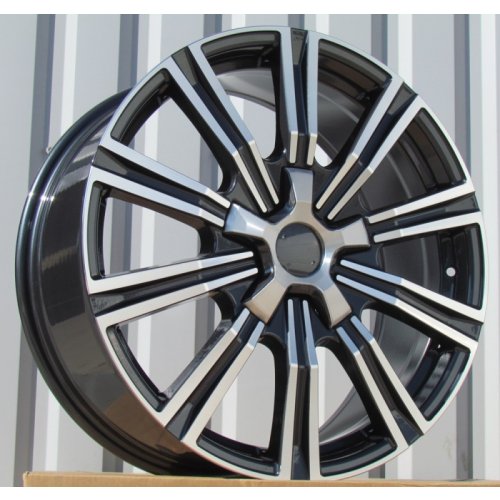 Alu kola Racing Line B1149, 21x8.5 5x150 ET45, černá + leštění (zátěžová)
