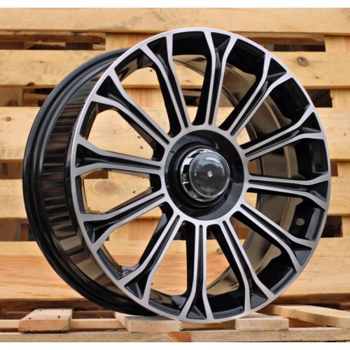 Alu kola Racing Line FBX003, 20x9.5 5x112 ET43, černá + leštění (zátěžová)