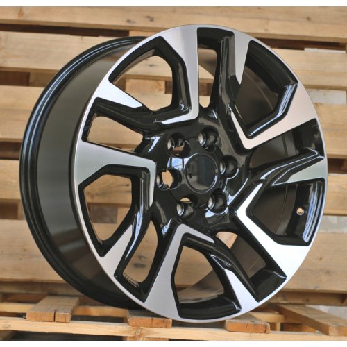 Alu kola Racing Line H957F, 18x7.5 6x139.7 ET25, černá + leštění