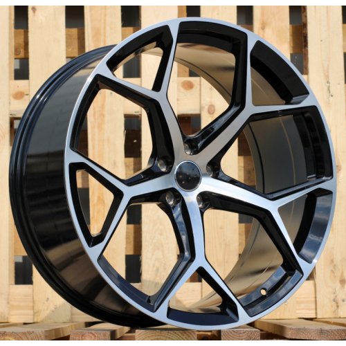 Alu kola Racing Line I5598, 19x8.5 5x112 ET35, černá + leštění