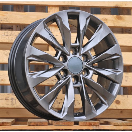 Alu kola Racing Line Y0185, 18x8 6x139.7 ET25, černá + leštění (zátěžová)