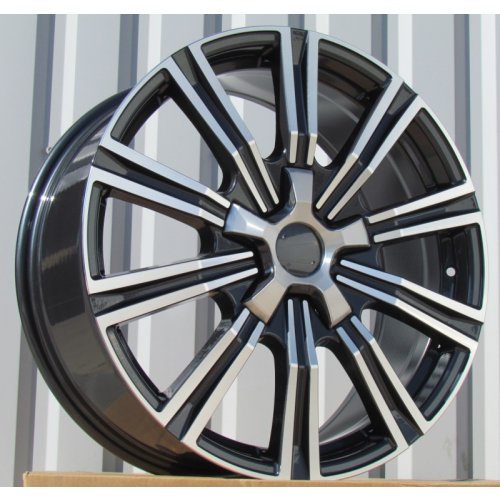 Alu kola Racing Line B1149, 20x8.5 5x150 ET60, černá + leštění (zátěžová)