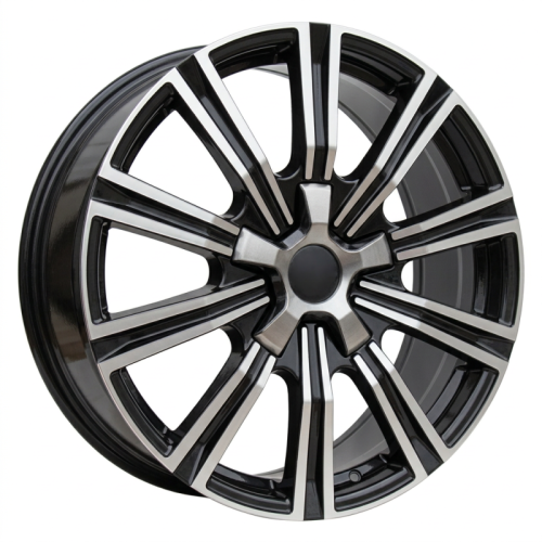 Alu kola Racing Line B1149, 20x8.5 5x150 ET60, černá + leštění (zátěžová)