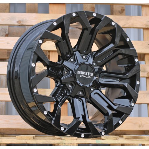Alu kola Racing Line B1417, 20x9 8x165.1 ET, černá lesklá (zátěžová)
