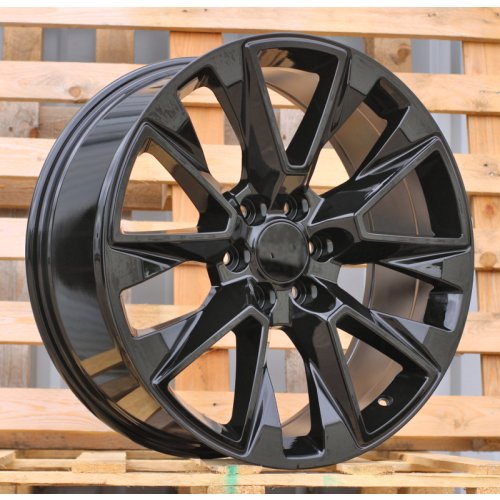 Alu kola Racing Line B1752, 22x9 6x139.7 ET24, černá lesklá (zátěžová)