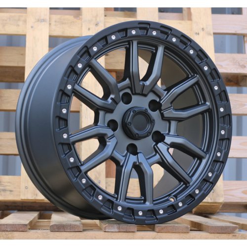 Alu kola Racing Line B1823, 17x8.5 5x127 ET, šedivá matná (zátěžová)