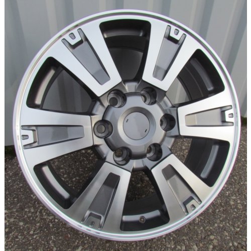Alu kola Racing Line BY168, 20x8 5x150 ET60, šedivá + leštění (zátěžová)