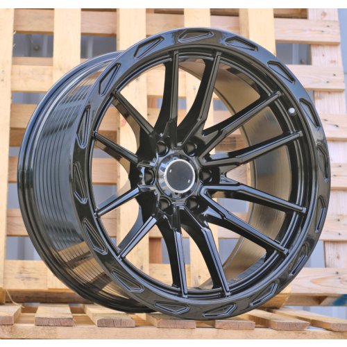 Alu kola Racing Line F3002, 22x11.5 6x139.7 ET-44, černá lesklá (zátěžová)