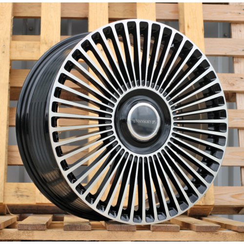 Alu kola Racing Line F3039, 21x8.5 5x150 ET50, černá + leštění (zátěžová)