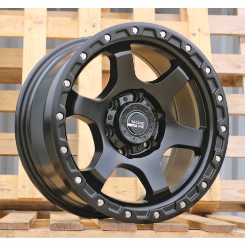 Alu kola Racing Line 3S240, 17x8.5 6x139.7 ET10, černá matná (zátěžová)