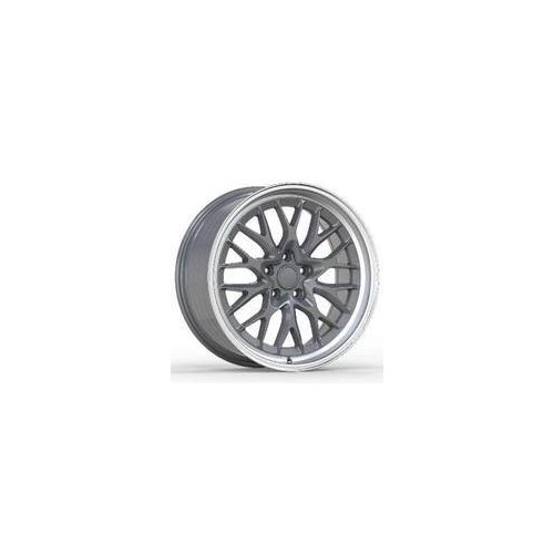 Alu kola Racing Line A1408, 18x8 5x120 ET20, šedivá + leštěný límec