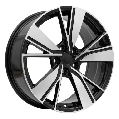 Alu kola Racing Line B1988, 18x8 5x112 ET45, černá + leštění