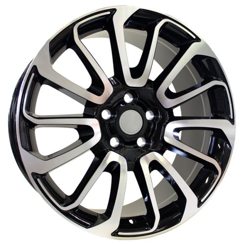 Alu kola Racing Line BY959, 22x9.5 5x120 ET45, černá + leštění (zátěžová)