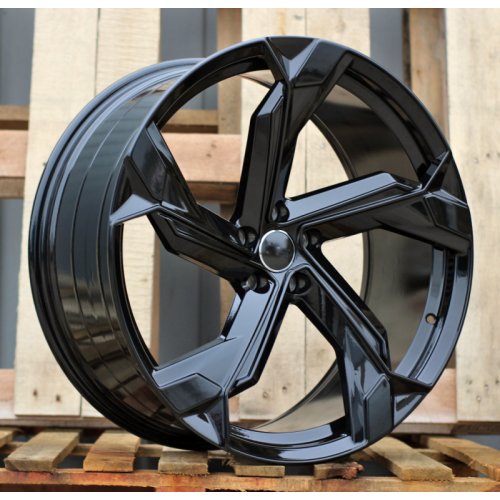 Alu kola Racing Line Y1201, 22x9.5 5x112 ET26, černá lesklá (zátěžová)