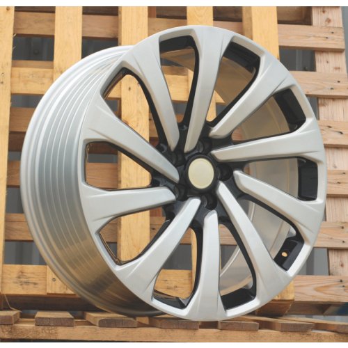Alu kola Racing Line FBX191, 22x9.5 5x120 ET42.5, stříbrná + černá
