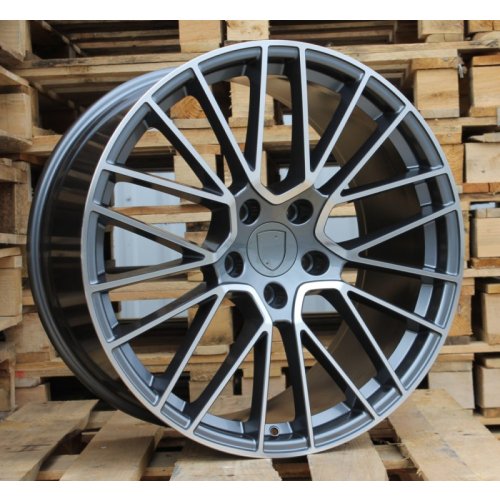 Alu kola Racing Line FB0010J, 21x9.5 5x130 ET46, šedivá + leštění (zátěžová)