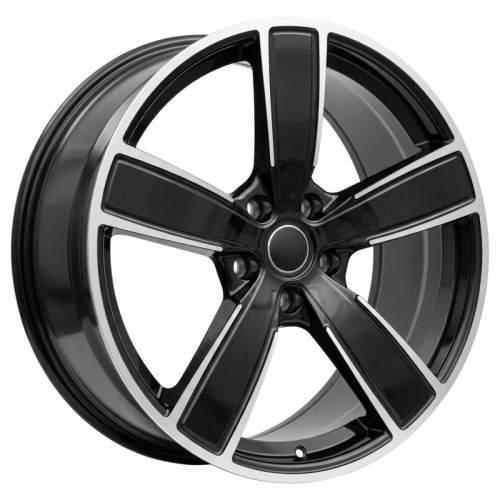 Alu kola Racing Line FB0472J, 21x11 5x130 ET58, černá + leštění (zátěžová)
