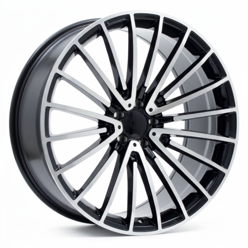 Alu kola Racing Line FB0566P, 21x10 5x112 ET35, černá + leštění (zátěžová)