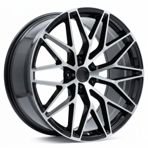 Alu kola Racing Line FB1705, 21x9.5 5x130 ET46, černá + leštění (zátěžová)