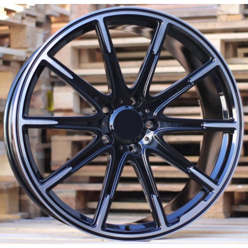 Alu kola Racing Line FMB23, 22x10 5x130 ET30, černá + leštění (zátěžová)