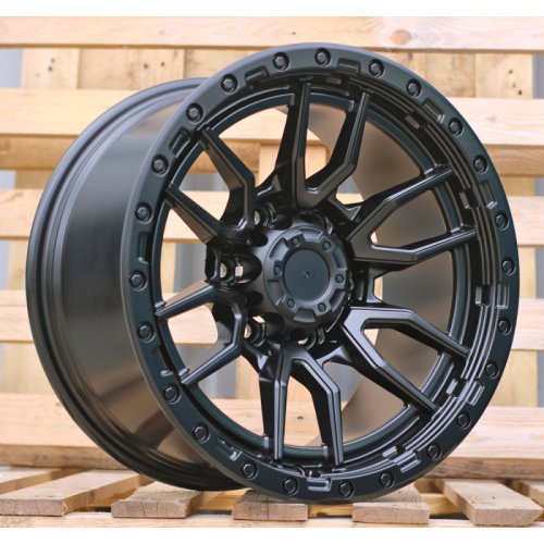Alu kola Racing Line FBX109, 17x9 6x139.7 ET, černá matná