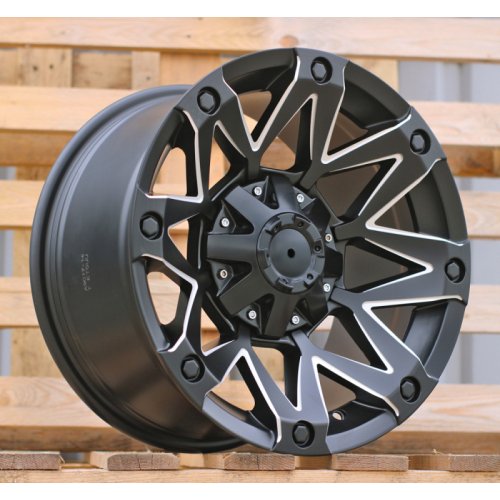 Alu kola Racing Line JT126, 16x8.5 6x114.3 ET, černá matná