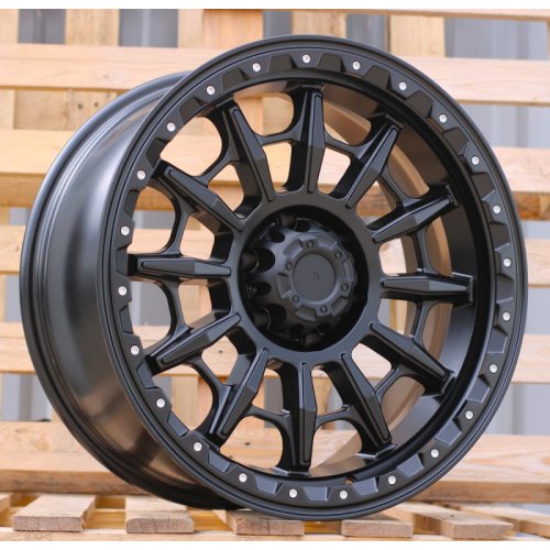 Alu kola Racing Line JT200, 20x9 6x139.7 ET, černá + leštění