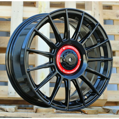Alu kola Racing Line I0257, 17x7.5 5x112 ET42, černá lesklá