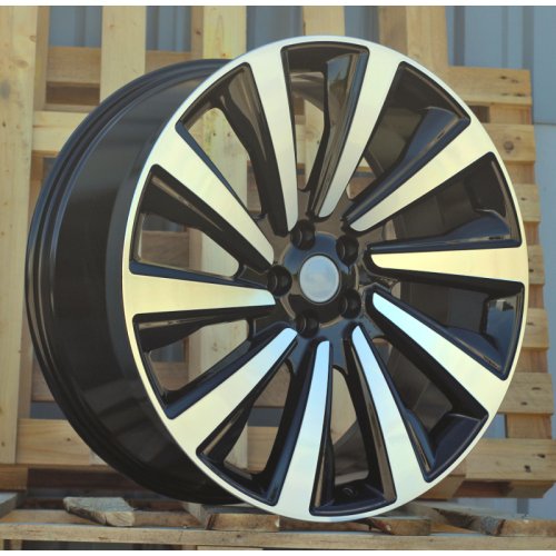 Alu kola Racing Line B1756, 23x10 5x120 ET40, černá + leštění (zátěžová)