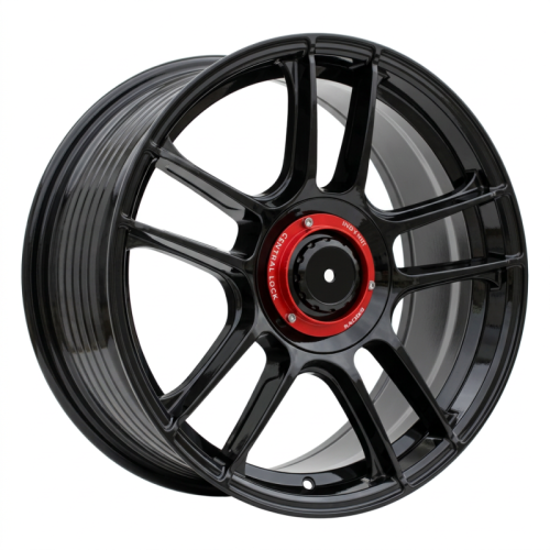 Alu kola Racing Line F7826, 17x7.5 10x100 ET40, černá lesklá