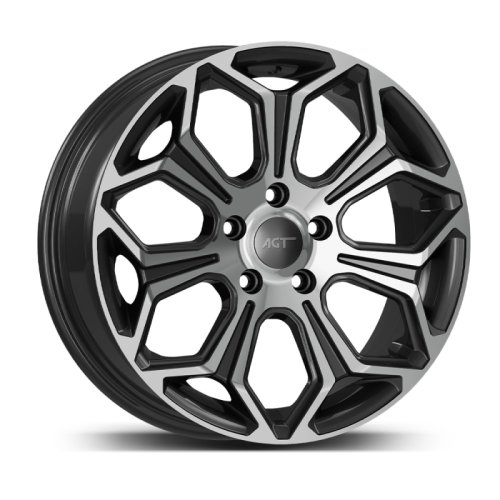 Alu kola AGT 17263, 17x7 5x114.3 ET38, šedivá + leštění